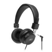 Picture of ACT Foldable stereo headphones with 3.5mm audio jack