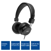 Picture of ACT Foldable stereo headphones with 3.5mm audio jack