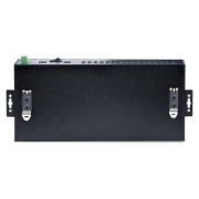 Picture of StarTech.com 16-Port Industrial USB 3.0 Hub 5Gbps, Metal, DIN/Surface/Rack Mountable, ESD Protection, Terminal Block Power, up to 120W Shared USB Charging, Dual-Host Hub/Switch