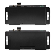 Picture of StarTech.com 4K HDMI over Fiber Extender Kit, 4K 60Hz up to 3300ft/1km (Single Mode) or 1000ft/300m (Multimode) LC Fiber Optic, HDR, HDCP, 3.5mm Audio/RS232/IR Extender, Transmitter and Receiver Kit