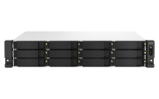 Picture of QNAP TS-1264U-RP NAS Rack (2U) Intel® Celeron® 8 GB DDR4 0 TB QNAP QTS Aluminium, Black