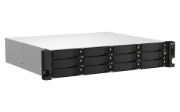 Picture of QNAP TS-1264U-RP NAS Rack (2U) Intel® Celeron® 8 GB DDR4 0 TB QNAP QTS Aluminium, Black