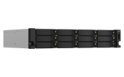 Picture of QNAP TS-1264U-RP NAS Rack (2U) Intel® Celeron® 8 GB DDR4 0 TB QNAP QTS Aluminium, Black