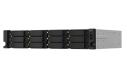 Picture of QNAP TS-1264U-RP NAS Rack (2U) Intel® Celeron® 8 GB DDR4 0 TB QNAP QTS Aluminium, Black
