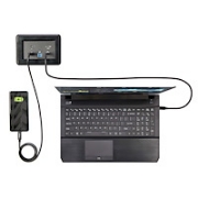 Picture of StarTech.com Conference Room Docking Station - Universal Laptop Dock - 4K HDMI, 60W Power Delivery, USB Hub, GbE, Audio - In-Table Connectivity Box For Huddle/Boardroom Collaboration Space