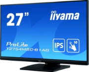 Picture of iiyama ProLite T2754MSC-B1AG computer monitor 68.6 cm (27") 1920 x 1080 pixels Full HD LED Touchscreen Multi-user Black