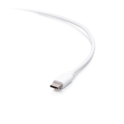 Picture of C2G 6ft (1.8m) USB-C® Male to Lightning Male Sync and Charging Cable - White