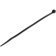 Picture of StarTech.com 6"(15cm) Cable Ties - 1/8"(3mm) wide, 1-3/8"(39mm) Bundle Diameter, 40lb(18kg) Tensile Strength, Nylon Self Locking Zip Ties with Curved Tip - 94V-2/UL Listed, 100 Pack - Black