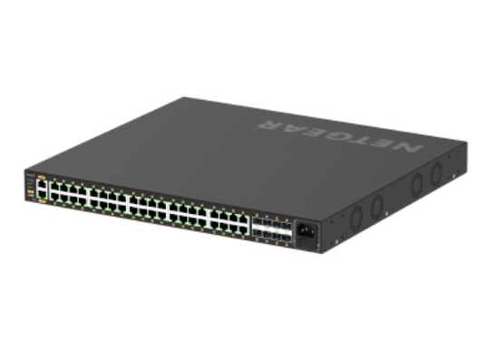 Picture of NETGEAR GSM4248PX-100EUS network switch Managed L2/L3/L4 Gigabit Ethernet (10/100/1000) Power over Ethernet (PoE) Black