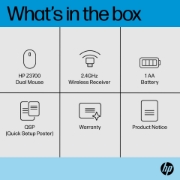Picture of HP Z3700 Dual Silver Mouse