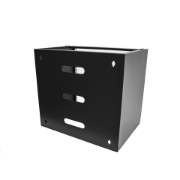 Picture of StarTech.com 10U Wall Mount Network Rack - 14 inch Deep (Low Profile) - 19" Patch Panel Bracket for Shallow Server, IT Equipment, Network Switches - 77lbs/35kg Weight Cap., Black