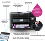 Picture of Epson EcoTank ET-3850 Inkjet A4 4800 x 1200 DPI 33 ppm Wi-Fi
