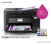 Picture of Epson EcoTank ET-3850 Inkjet A4 4800 x 1200 DPI 33 ppm Wi-Fi