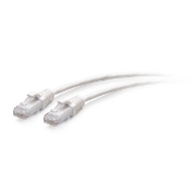 Picture of C2G 0.3m Cat6a Snagless Unshielded (UTP) Slim Ethernet Patch Cable - White