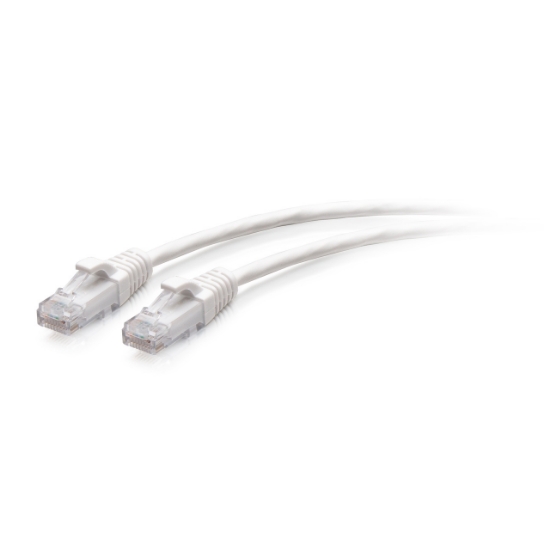 Picture of C2G 0.3m Cat6a Snagless Unshielded (UTP) Slim Ethernet Patch Cable - White
