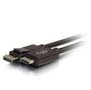 Picture of C2G 3m DisplayPort Male to HD Male Adapter Cable - Black