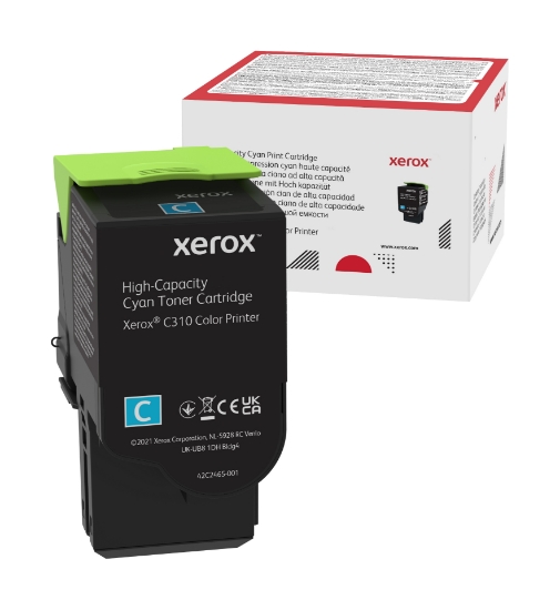 Picture of Xerox Genuine ® C310 Color Printer​/​C315 Color Multifunction Printer Cyan High capacity Toner Cartridge (5500 Pages) - 006R04365