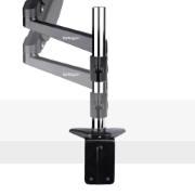 Picture of StarTech.com Desk Mount Monitor Arm for Single VESA Display up to 32" or 49" Ultrawide 8kg/17.6lb - Full Motion Articulating & Height Adjustable - C-Clamp, Grommet - Single Monitor Arm