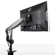 Picture of StarTech.com Desk Mount Monitor Arm for Single VESA Display up to 32" or 49" Ultrawide 8kg/17.6lb - Full Motion Articulating & Height Adjustable - C-Clamp, Grommet - Single Monitor Arm
