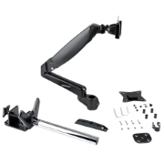 Picture of StarTech.com Desk Mount Monitor Arm for Single VESA Display up to 32" or 49" Ultrawide 8kg/17.6lb - Full Motion Articulating & Height Adjustable - C-Clamp, Grommet - Single Monitor Arm