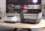 Picture of NETGEAR Nighthawk RAXE500 wireless router Gigabit Ethernet Tri-band (2.4 GHz / 5 GHz / 6 GHz) Black