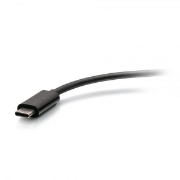 Picture of C2G USB-C® to HDMI®, VGA, USB-A, and RJ45 Multiport Adapter - 4K 30Hz - Black