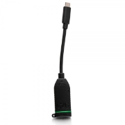 Picture of C2G Retractable Universal Mount 4K HDMI® Dongle Adapter Ring with Color Coded Mini DisplayPort™, DisplayPort, and USB-C®