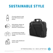 Picture of HP Professional 14.1-inch Laptop Bag 14.1" Messenger case Black
