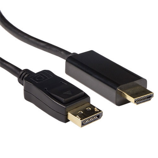 Picture of ACT 1.8 meters adapter cable DisplayPort male to HDMI-A male