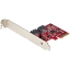 Image de StarTech.com Carte PCI Express SATA 2 ports - Carte Contrôleur PCIe SATA - 6Gbps - ASM1166 SATA-Raid - Convertisseur PCI Express 2.0 vers SATA - Connecteurs SATA Empilés - Carte d'Extension SATA