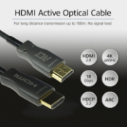 Picture of ACT 15 meters HDMI Premium 4K Active Optical Cable v2.0 HDMI-A male - HDMI-A male