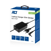 Picture of ACT Slim size laptop charger 65W (for laptops up to 15.6 inch)