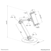 Picture of Neomounts DS15-550BL1 Tablet stand 4.7-12.9" - universal
