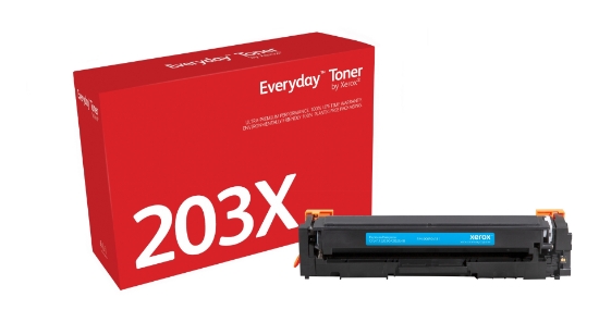 Picture of Everyday ™ Cyan Toner by Xerox compatible with HP 203X (CF541X), High capacity