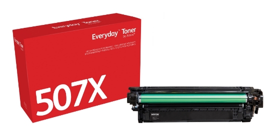 Picture of Everyday ™ Black Toner by Xerox compatible with HP 507X (CE400X), High capacity