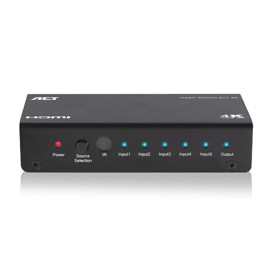 Picture of ACT 5x 1 HDMI switch, 3D and 4K support