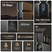 Picture of TP-Link Archer BE19000 Tri-Band Wi-Fi 7 Router