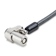 Picture of StarTech.com Laptop Cable Lock Compatible With Noble Wedge®; 6Ft (2m), Anti-Theft Keyed Lock, Security Cable for Dell XPS/Latitude/2-in-1 Notebooks, Cut-Resistant, Steel Cable Lock For Laptop