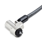Picture of StarTech.com Laptop Cable Lock Compatible With Noble Wedge®; 6Ft (2m), Anti-Theft Keyed Lock, Security Cable for Dell XPS/Latitude/2-in-1 Notebooks, Cut-Resistant, Steel Cable Lock For Laptop