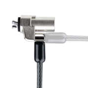 Picture of StarTech.com Laptop Cable Lock Compatible With Noble Wedge®; 6Ft (2m), Anti-Theft Keyed Lock, Security Cable for Dell XPS/Latitude/2-in-1 Notebooks, Cut-Resistant, Steel Cable Lock For Laptop