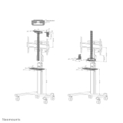 Picture of Neomounts AV1-825BL Videobar and multimedia kit - universal