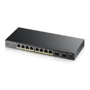 Picture of Zyxel GS1100-10HP v2 Unmanaged Gigabit Ethernet (10/100/1000) Power over Ethernet (PoE) Black