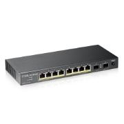 Picture of Zyxel GS1100-10HP v2 Unmanaged Gigabit Ethernet (10/100/1000) Power over Ethernet (PoE) Black