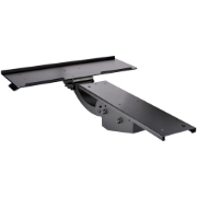 Picture of StarTech.com Under Desk Keyboard Tray - Full Motion & Height Adjustable Keyboard and Mouse Tray, 10"x26" Platform - Ergonomic Desk Mount Computer Keyboard Tray with Mouse Pad & Wrist Rest