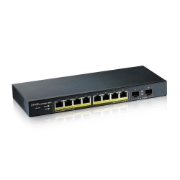 Picture of Zyxel GS1900-10HP Managed L2 Gigabit Ethernet (10/100/1000) Power over Ethernet (PoE) Black