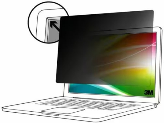 Picture of 3M Bright Screen Privacy Filter for 13.3in Full Screen Laptop, 16:9, BP133W9E