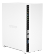 Picture of QNAP TS-233 NAS/storage server Tower ARM Cortex-A55 2 GB 0 TB QNAP QTS White