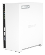 Picture of QNAP TS-233 NAS/storage server Tower ARM Cortex-A55 2 GB 0 TB QNAP QTS White