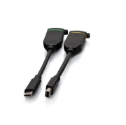 Picture of C2G Universal 4K HDMI® Dongle Adapter Ring with Color Coded Mini DisplayPort™ and USB-C®