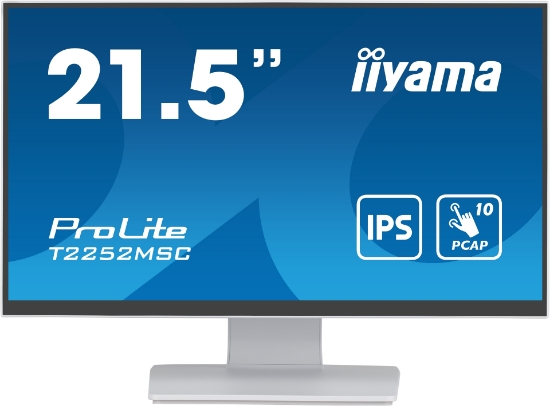 Picture of iiyama ProLite T2252MSC-W2 computer monitor 54.6 cm (21.5") 1920 x 1080 pixels Full HD LCD Touchscreen Table White
